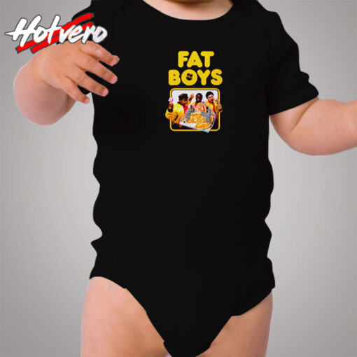 Fat Boys Vintage Retro Rap Hip Hop Cozy Baby Onesies