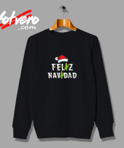 Feliz Navidad Vintage Christmas Cactus Urban Sweatshirt