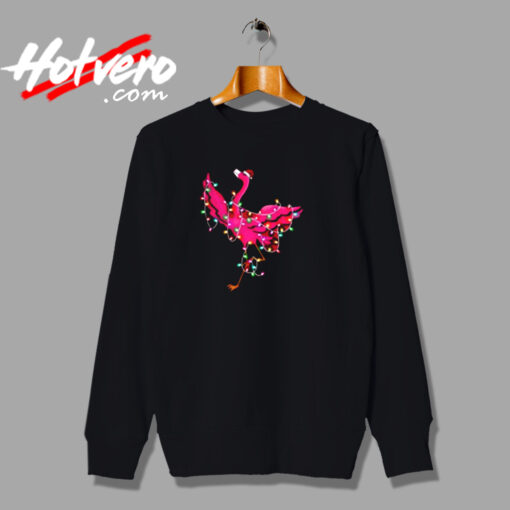 Flamingo Light Santa Urban Sweatshirt