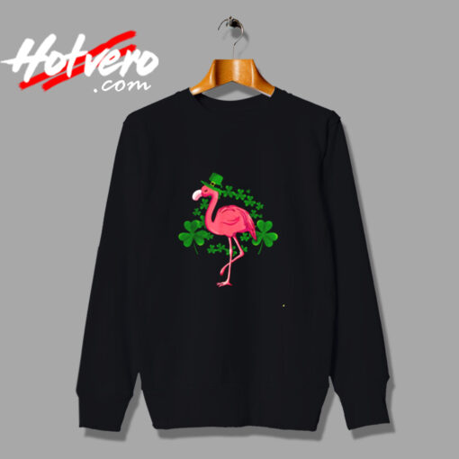 Flamingo St Patricks Day Urban Sweatshirt