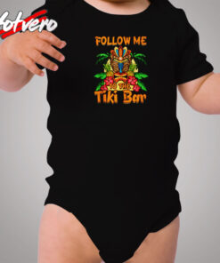 Follow Me To The Tiki Bar Cozy Baby Onesies