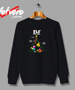 Food Groups Elf Buddy Christmas Urban Sweatshirt