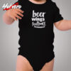 Football Beer Cozy Baby Onesies