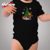 Franklin Peanuts Around The Christmas Tree Cozy Baby Onesies