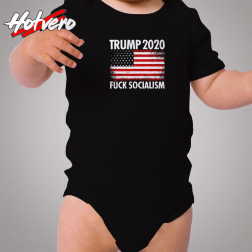 Fuck Socialism Socialist Usa Cozy Baby Onesies