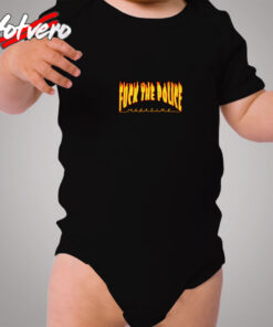 Fuck The Police Magazine Cozy Baby Onesies