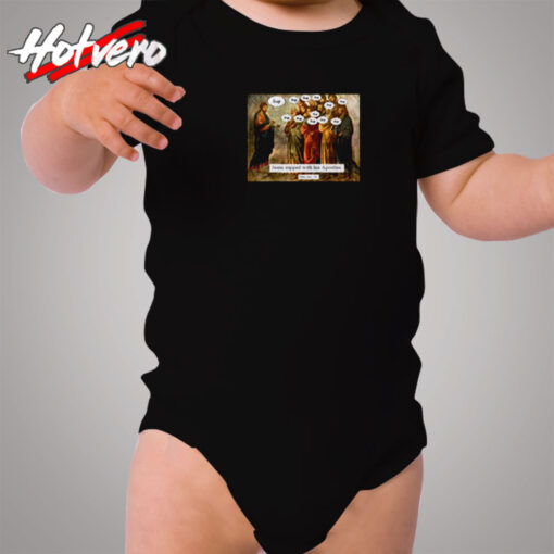 Funny Christian Jesus Apostles Meme Cozy Baby Onesies