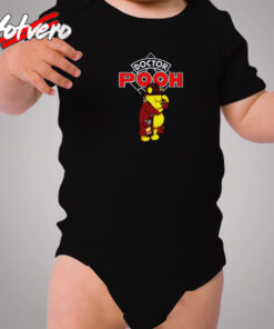 Funny Doctor Who And Winnie The Pooh Cozy Baby Onesies