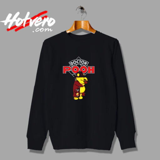 Funny Doctor Who And Winnie The Pooh Urban Sweatshirt