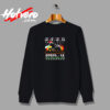 Funny Falalala Godzilla Christmas Urban Sweatshirt