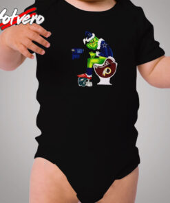 Funny Grinch Nfl & Dallas Cowboys Cozy Baby Onesies