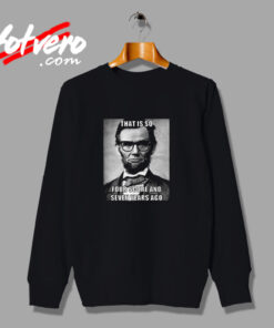 Funny Hipster Abraham Lincoln Urban Sweatshirt