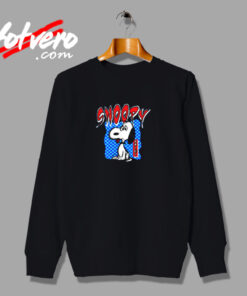 Funny Kanji Chilling Snoopy Peanuts Urban Sweatshirt