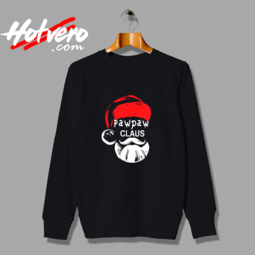 Funny Pawpaw Claus Christmas Grandpa Urban Sweatshirt