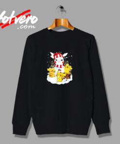 Funny Pikachu Snowman Christmas Urban Sweatshirt