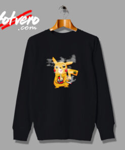 Funny Pokemon Parody Weed Smoking Urban Sweatshirt