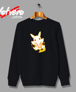 Funny Pokemon Pikachu Skeleton Urban Sweatshirt