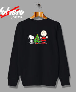 Funny Snoopy And Charlie Brown Christmas Urban Sweatshirt