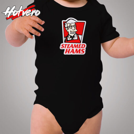 Funny Steamed Hams Kfc Simpson Cozy Baby Onesies