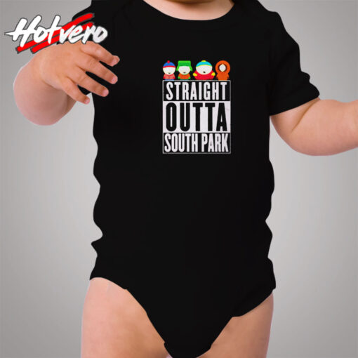 Funny Straight Outta South Park Tv Series Cozy Baby Onesies