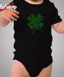 Game Shamrock St Patricks Day Irish Celebrate Cozy Baby Onesies