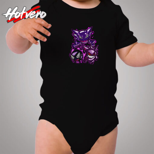 Gengar, Ghastly, And Huanter Cozy Baby Onesies