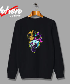 Gengar Poe And King Boo A Night Of Fear Urban Sweatshirt