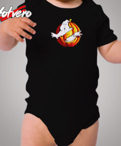 Ghostbusters Classic Logo Cozy Baby Onesies