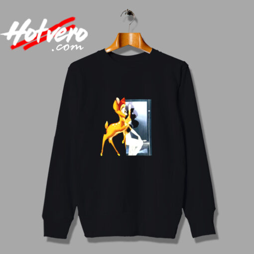 Givenchy Black Bambi Print Urban Sweatshirt