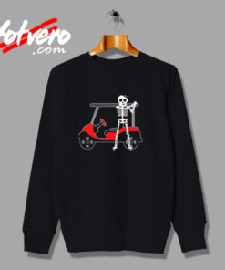 Golfer Skeleton Urban Sweatshirt