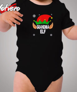 Grandma Elf Cozy Baby Onesies