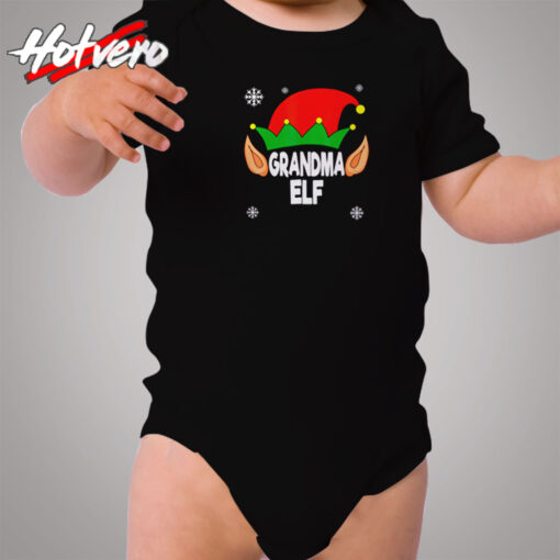 Grandma Elf Cozy Baby Onesies