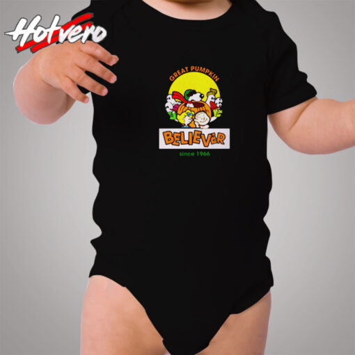 Great Pumpkin Believer Since 1966 Cozy Baby Onesies