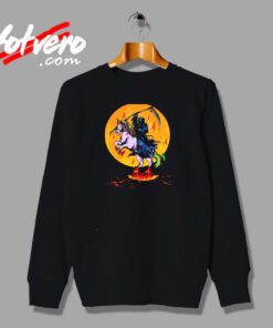 Grim Reaper With Unicorn Urban Sweatshirt