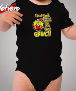 Grinch Quotes Cozy Baby Onesies