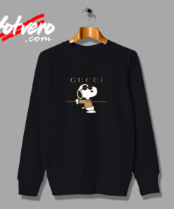 Gucci Stripe Stay Snoopy Stylish Urban Sweatshirt