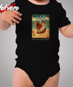 Guinea Pig Beach Life Cozy Baby Onesies