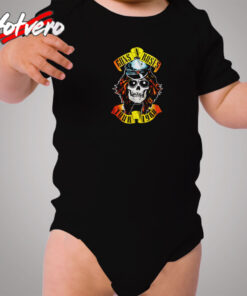 Guns N Roses Appetite For Destruction Tour 88 Cozy Baby Onesies