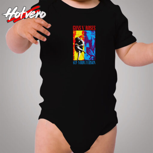 Guns N Roses Use Your Illusion Album Art Cozy Baby Onesies