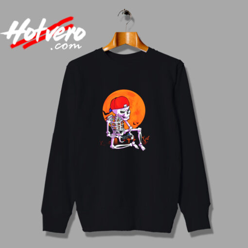 Halloween Boys Gamer Skeleton Urban Sweatshirt