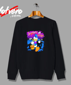 Halloween Donald Duck Trick Or Treat Pumpkin Urban Sweatshirt