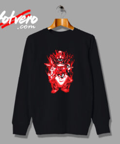 Halloween Looney Tunes Red Flame Urban Sweatshirt