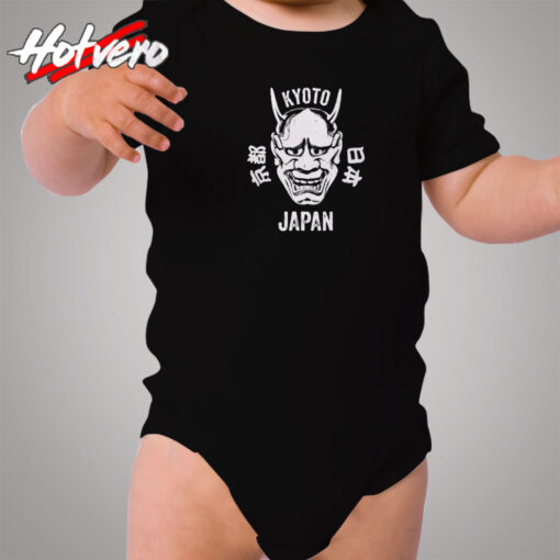 Hannya Noh Mask Japan Oni Demon Cozy Baby Onesies