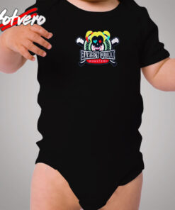 Harley Quinn Monsters Baseball Suicide Squad Cozy Baby Onesies