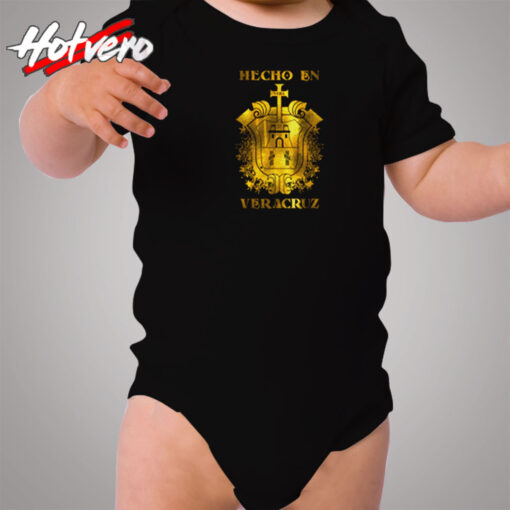 Hecho En Veracruz Mexico Cozy Baby Onesies