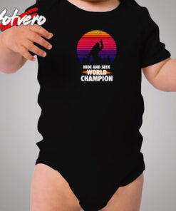 Hide And Seek World Champion Cozy Baby Onesies