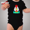 Hipster Chicken Cozy Baby Onesies