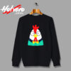 Hipster Chicken Urban Sweatshirt