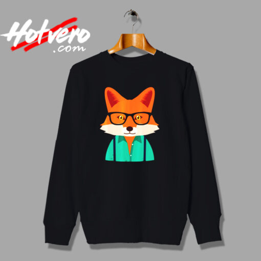 Hipster Fox Urban Sweatshirt