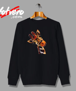 Hipster Good Time Giraffe Urban Sweatshirt